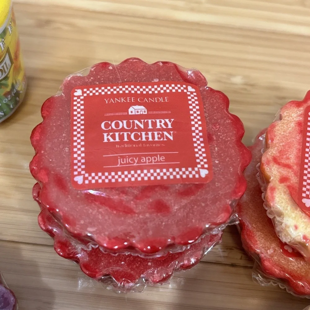 Yankee Candle Tarts Lot Mixed Wax Melts Melon Cherry Apple Cran Lilac 10 Candles
